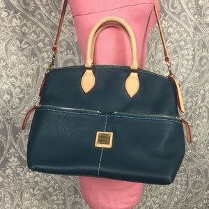 Dooney & Bourke Pebble Large Double Pocket Satchel